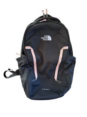 The North Face Women's Vault Everyday Laptop Backpack Black & Pink